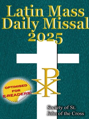 cover image of The Latin Mass Daily Missal 2025